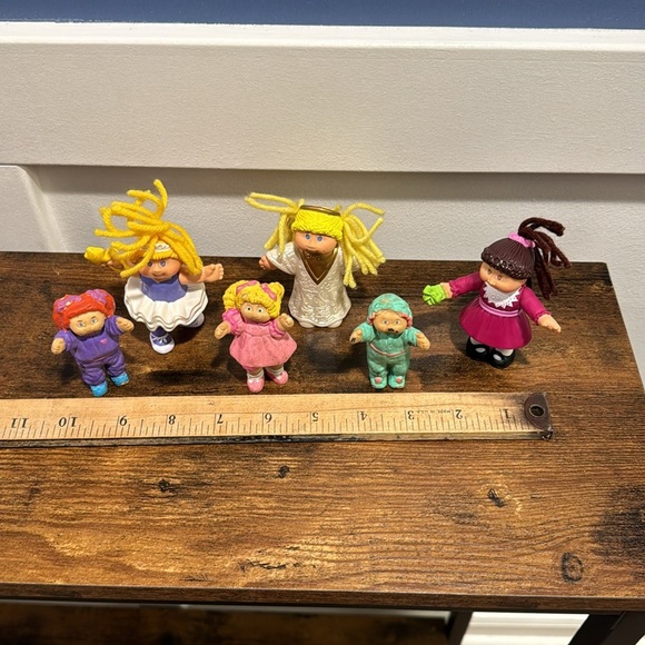 Cabbage Patch Kids PVC Yarn Hair Toddler Baby Dolls Vintage 1980-90s Lot - Picture 3 of 9
